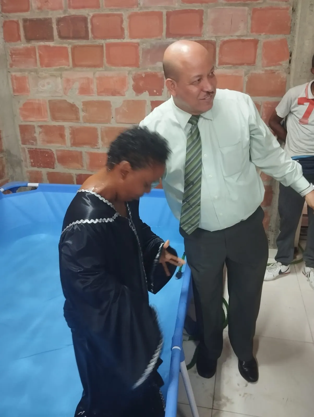 Acompañamiento espiritual durante un bautizo