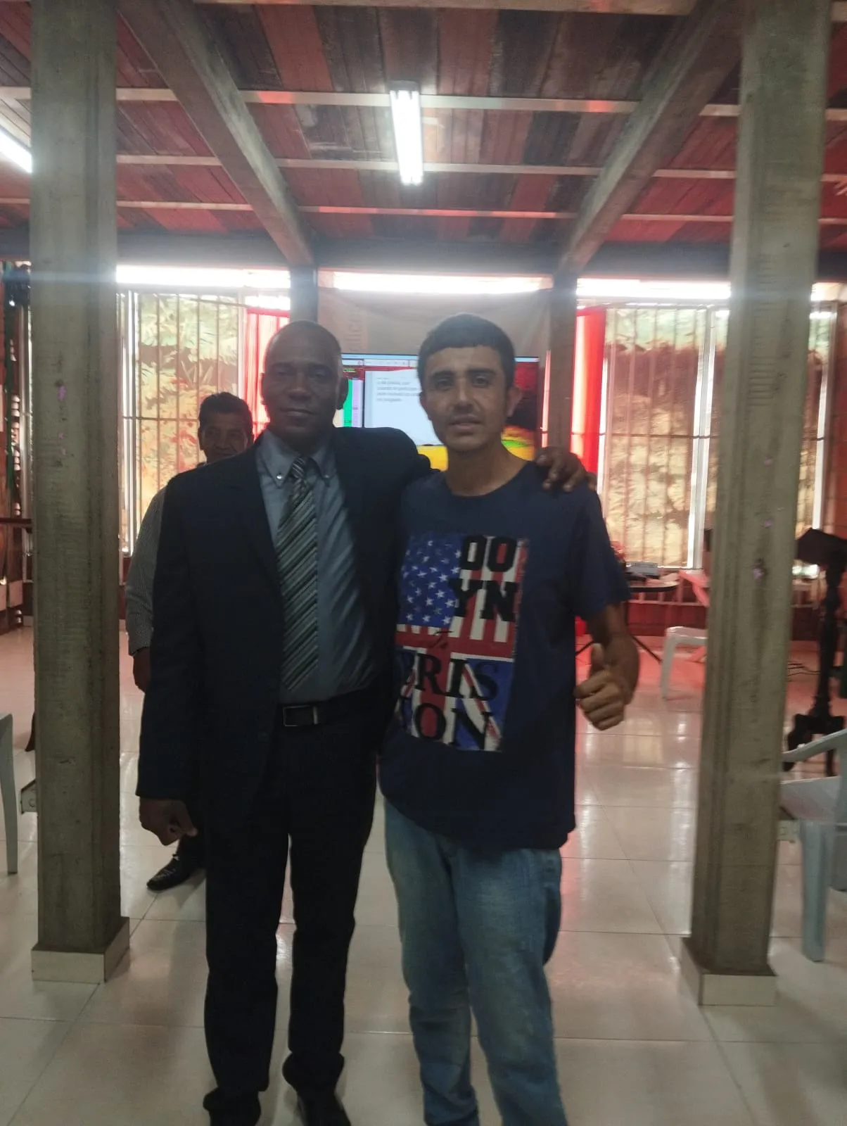 Miembros de la Fundación en la sede